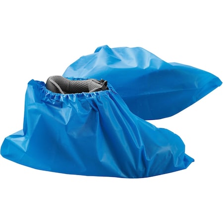 Global Industrial Disposable Shoe Covers, Polyethylene, Blue, , XL 708199B
